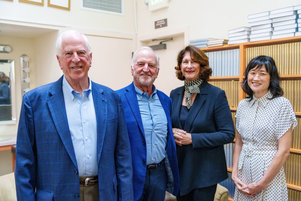 U.S. Rep. Mike Thompson, D-St. Helena; Marc Hand of the Napa Valley News Group; NPR's Mara Liasson and Mina Kim of KQED, San Francisco on Feb. 1, 2026 in Napa. Tim Carl, Napa Valley Features, photo